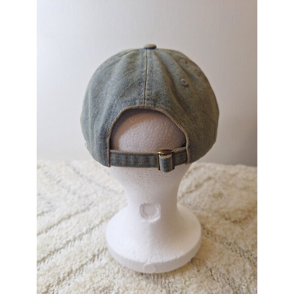 TWISTED X Denim Trucker Cap Adjustable Strap Logo Men's One Size Cotton WESTERN - Picture 3 of 8